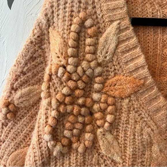 NWT Anthropologie Bauble V-Neck Sweater size S - Picture 7 of 12